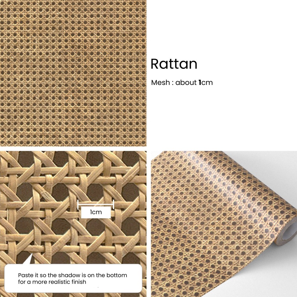 Self adhesive wallpaper | Rattan